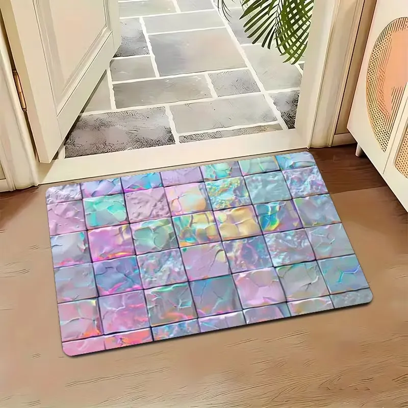 Iridescent Tile Door Mat