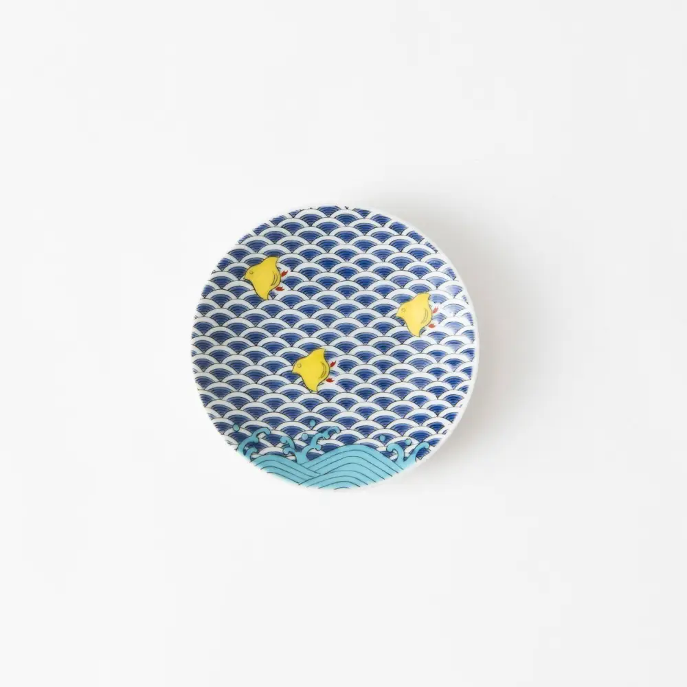 Hand-Painted Sauce Plate