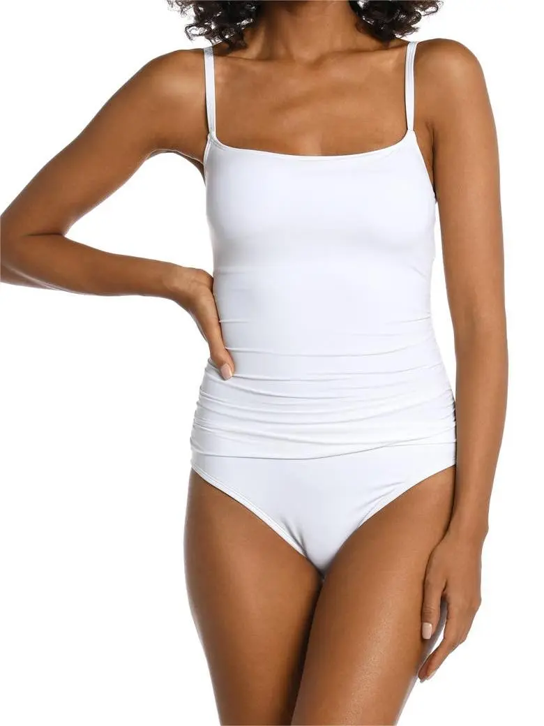 Ruched One Piece Swimsuit