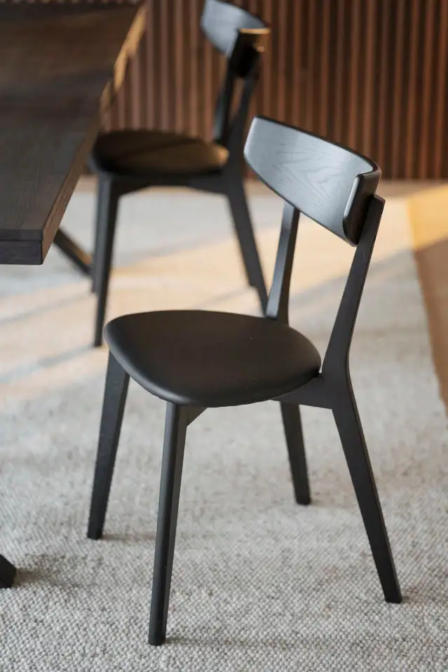 Oak Leather Chair