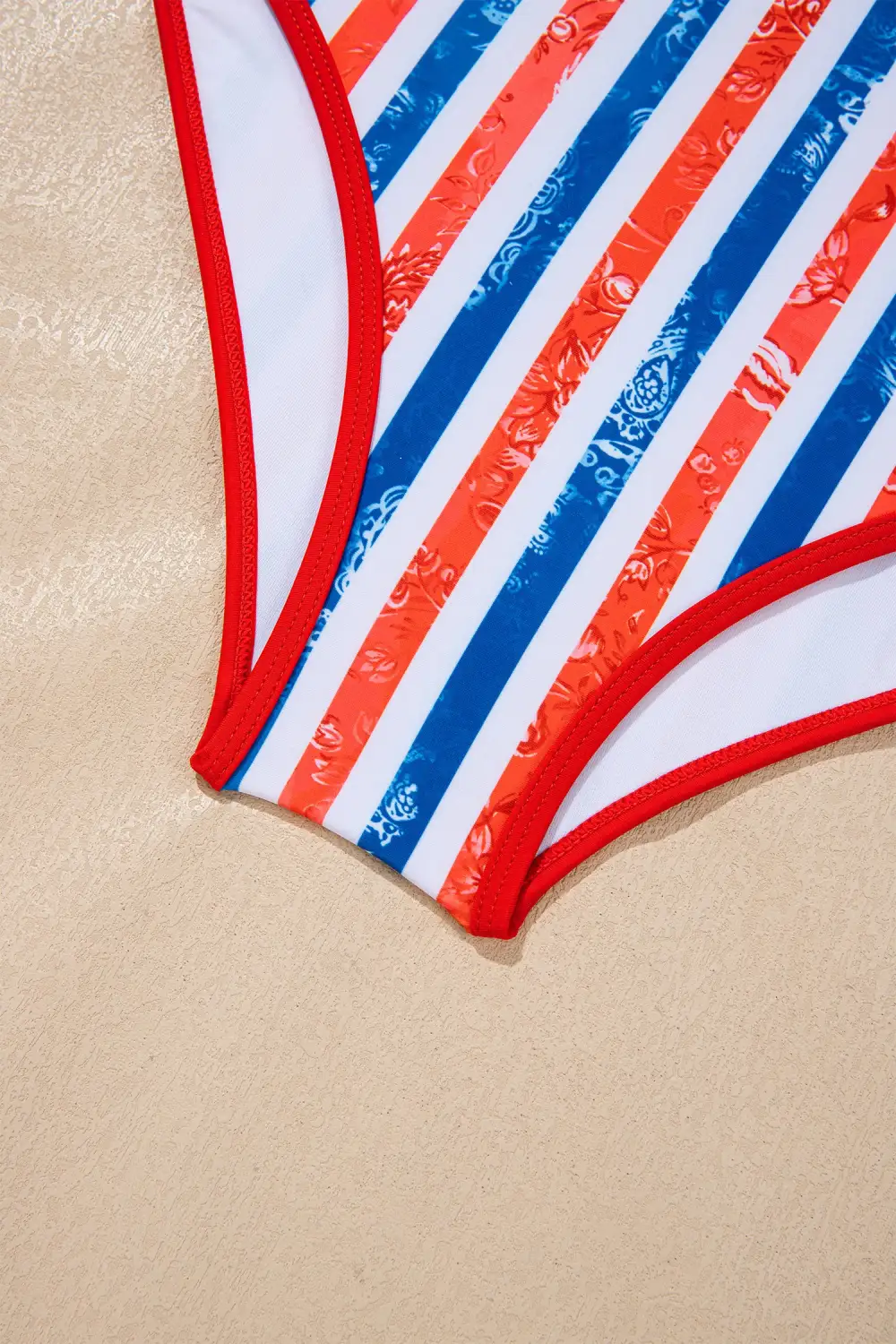 Stripes Star One Piece Swimsuit