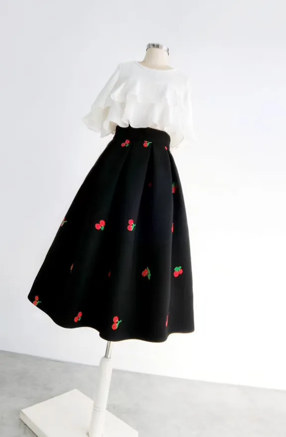 Versatile Layering Everyday Casual Wool Skirt