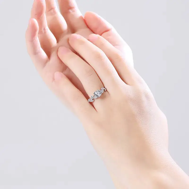 Zircon Vine Ring