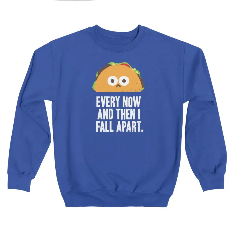 Humorous Taco Design Sweatshirt