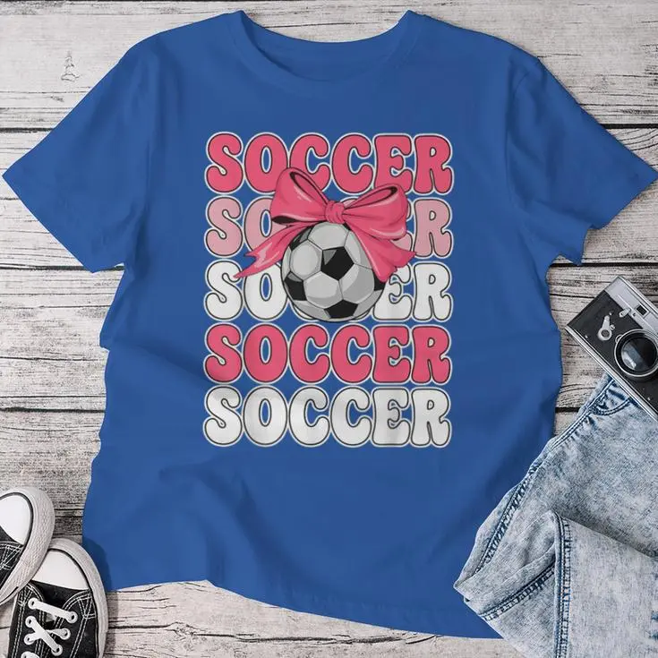 Soccer Player Style Women T-shirt