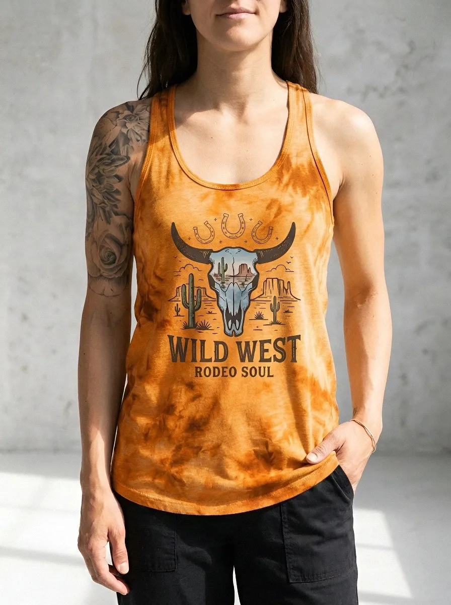 Wild West Rodeo Tank Top Modern