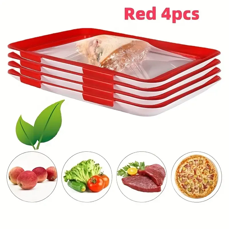 Stackable Food Storage Trays
