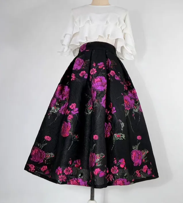 Modern Carry Everyday Casual Embroidered Skirt