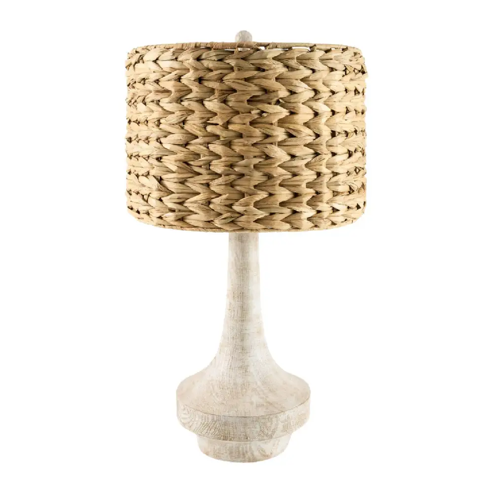 Braided Modern Metal Linen Resin Table Lamp