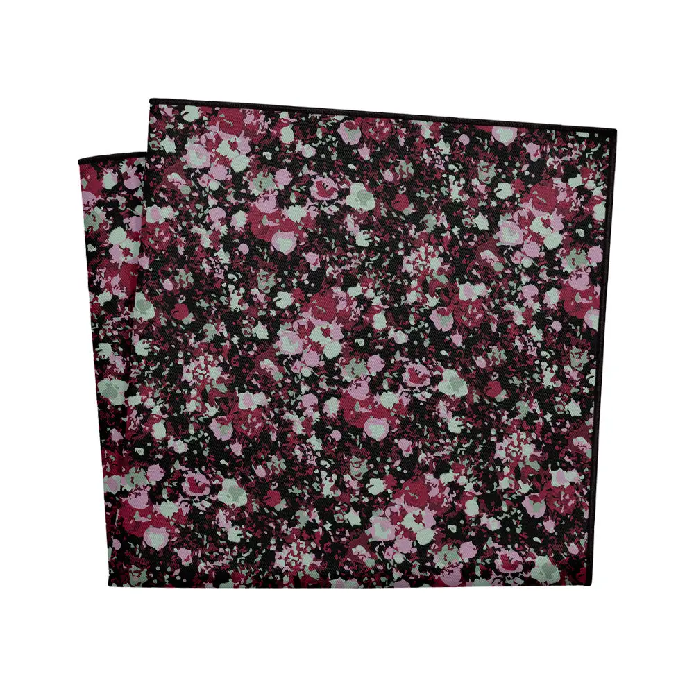Sophisticated Refined Floral Pocket Square