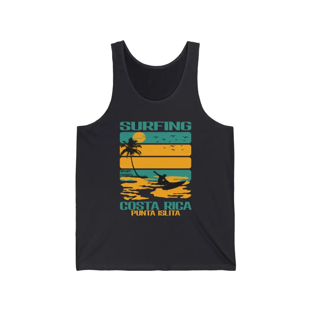 Sunset Surf Graphic Tank Top