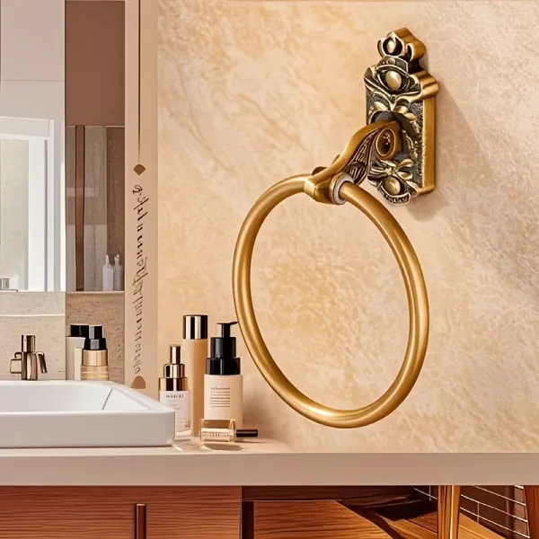 Vintage Ornate Towel Ring