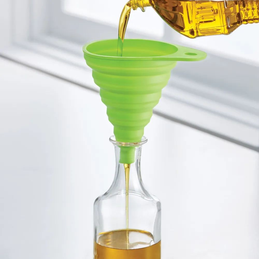 Collapsible Silicone Kitchen Funnel