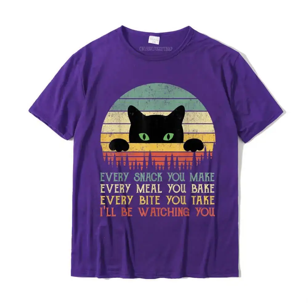 Cat Watching Graphic T-Shirt
