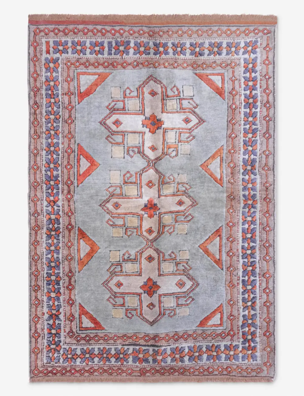 Artisan Rich Moroccan Inspired Hand Knotted Wool Area Rug