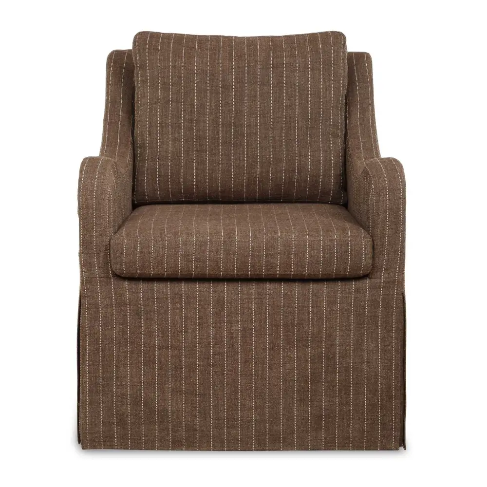 Pinstripes Swivel Chair