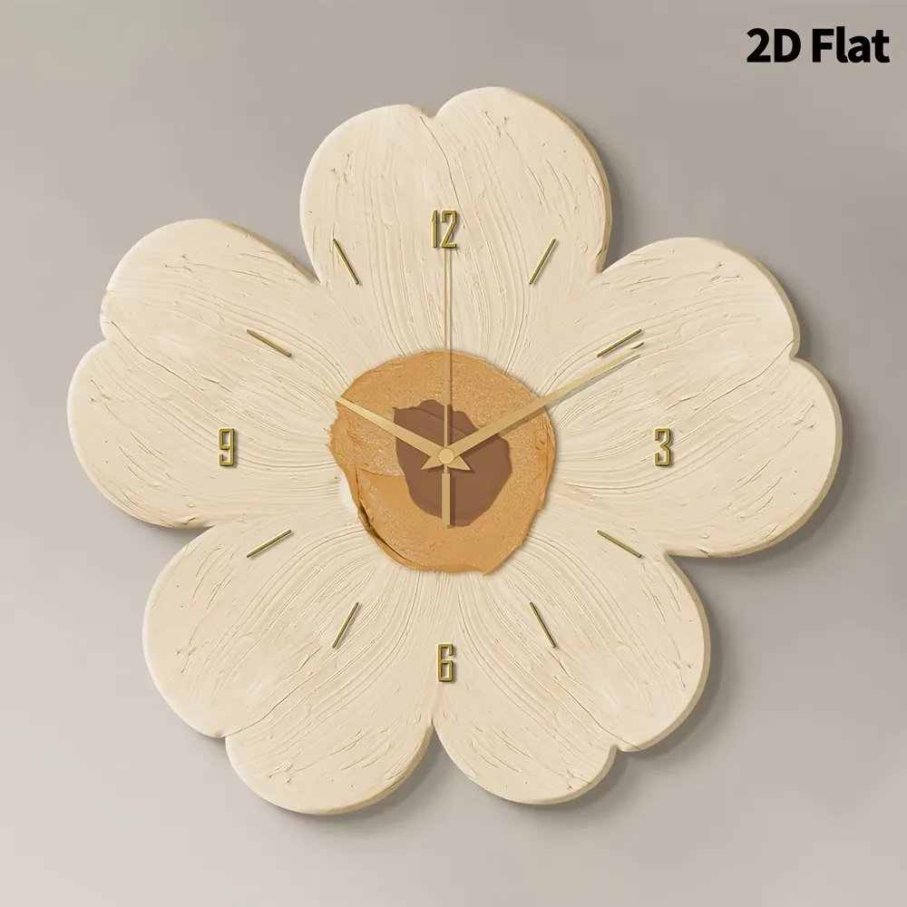 Artistic Flower Wall Clock
