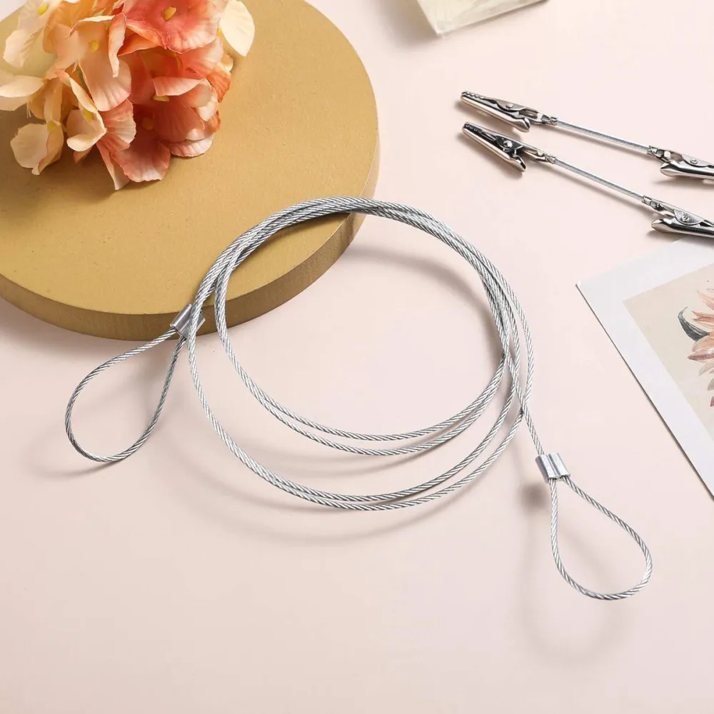 Photo Hanging String with Clips