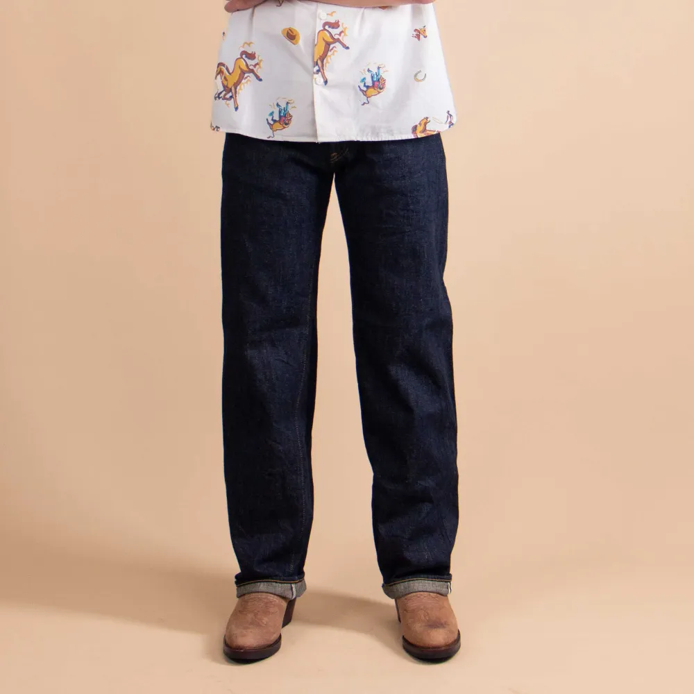 Workwear Inspired Wide Straight Straight Jeans