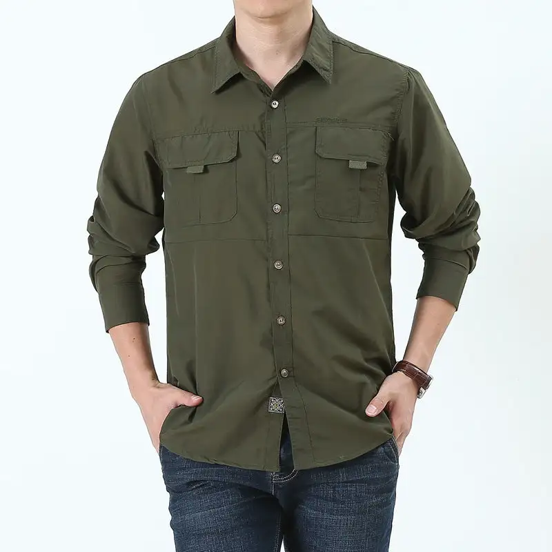 Men's Trekking Shirt With Utility Pockets