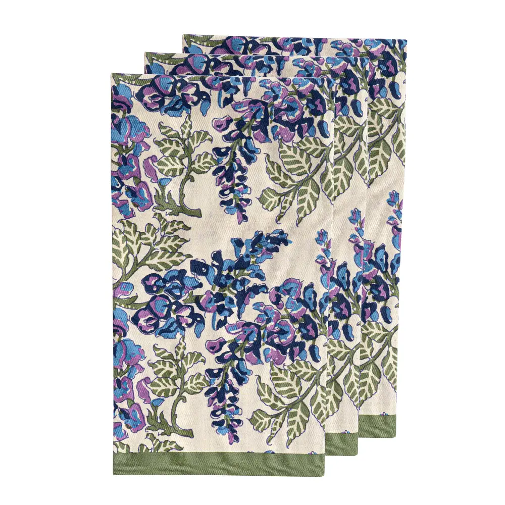 Classic Olive Branch Tea Towel Set