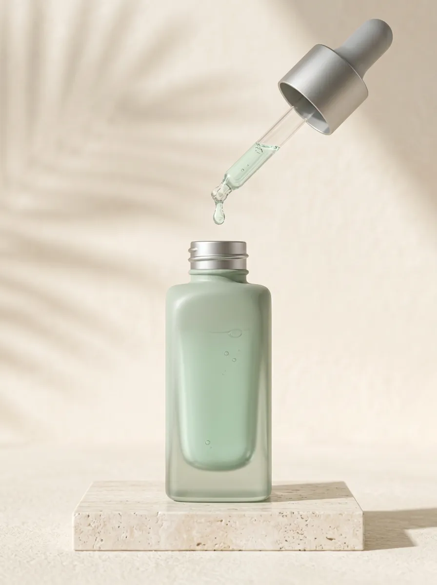 Hydrating Green Dropper Bottle Serum