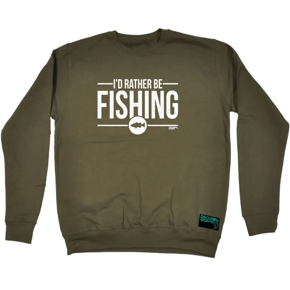 Rather Fishing Graphic Sweatshirt