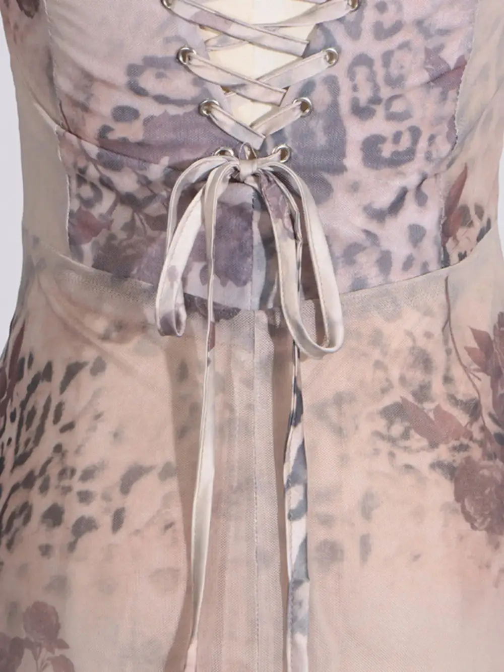 Drape Printed Maxi Dress