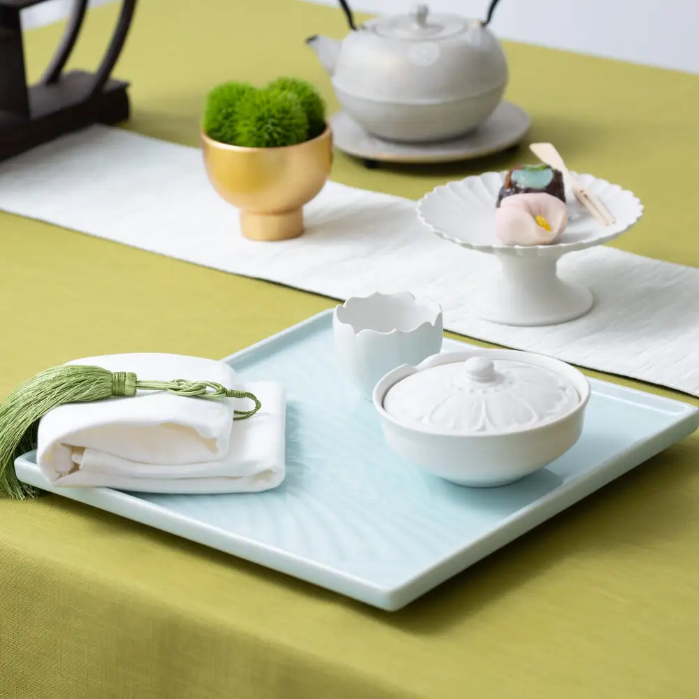 Wave Square Dinner Plate