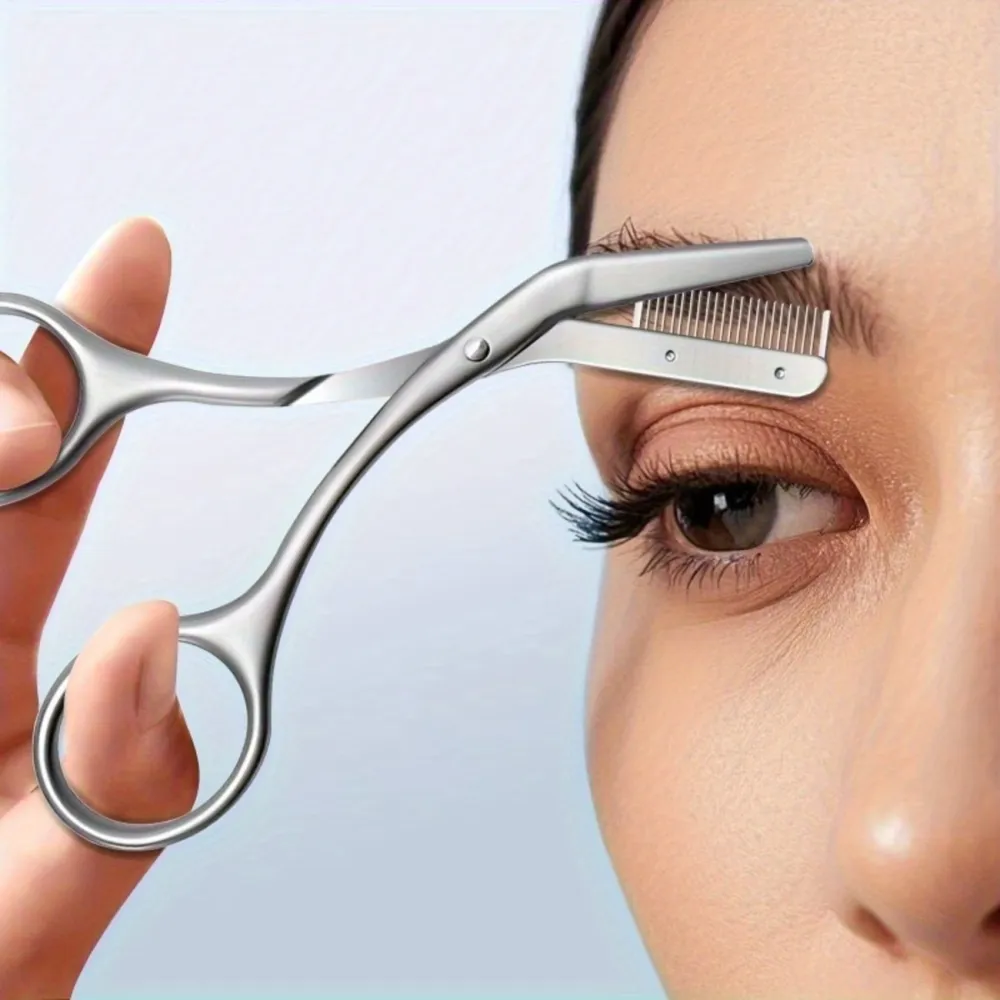 Eyebrow Scissors With Comb