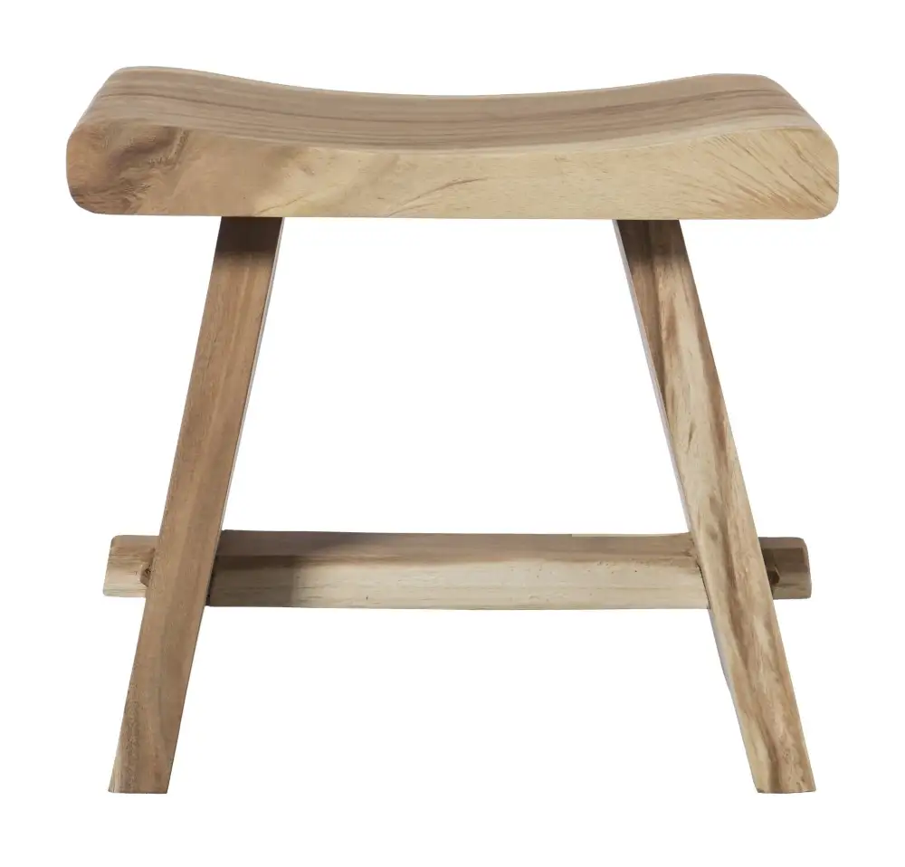 Natural Solid Wood Stool