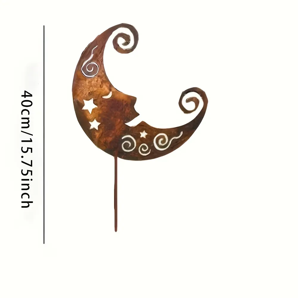 Boho Moon Lawn Stake