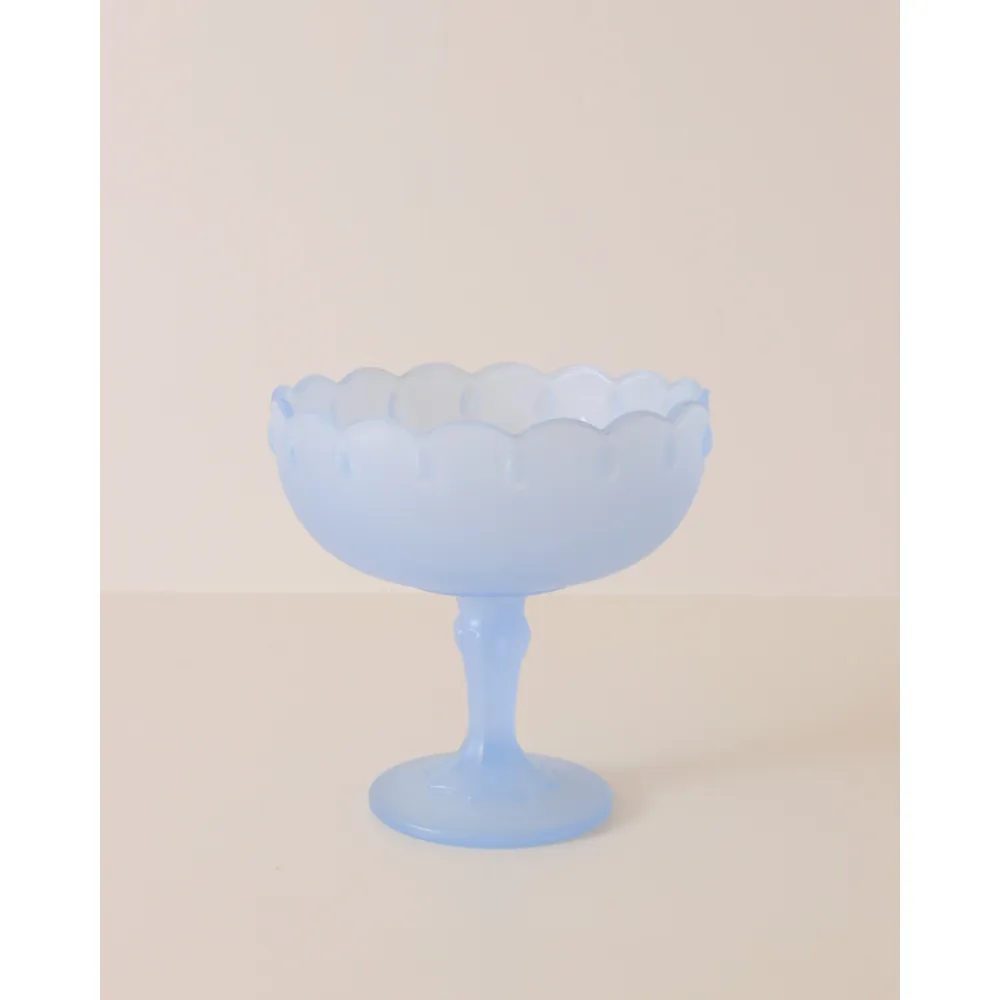Polished Decorative Glass Compote