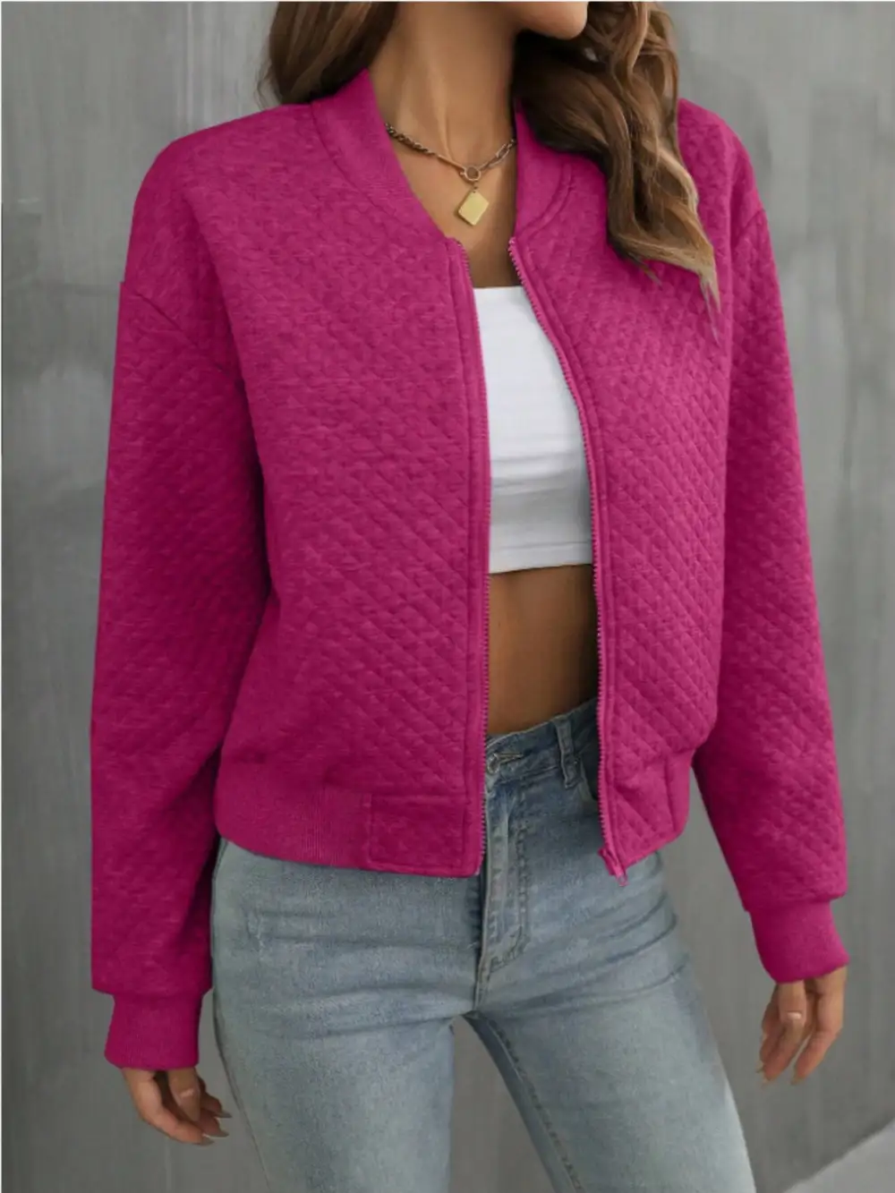 Refined Zip-Up Jacket