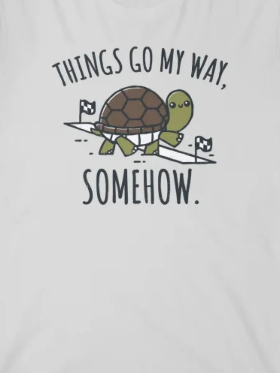 Cute Turtle Racer Graphic Tee