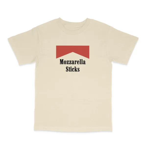 Mozzarella Snack Graphic Cotton Tee