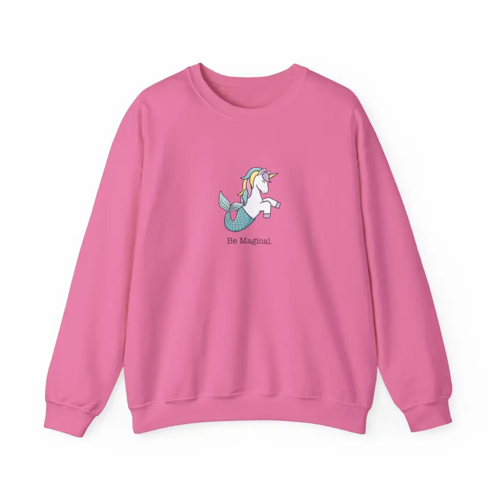 Mermaid Unicorn Graphic Crewneck Sweatshirt