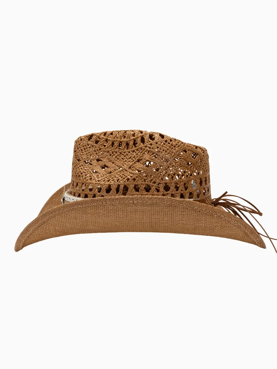 Marissa Bohemian-Style Straw Cowboy Hat