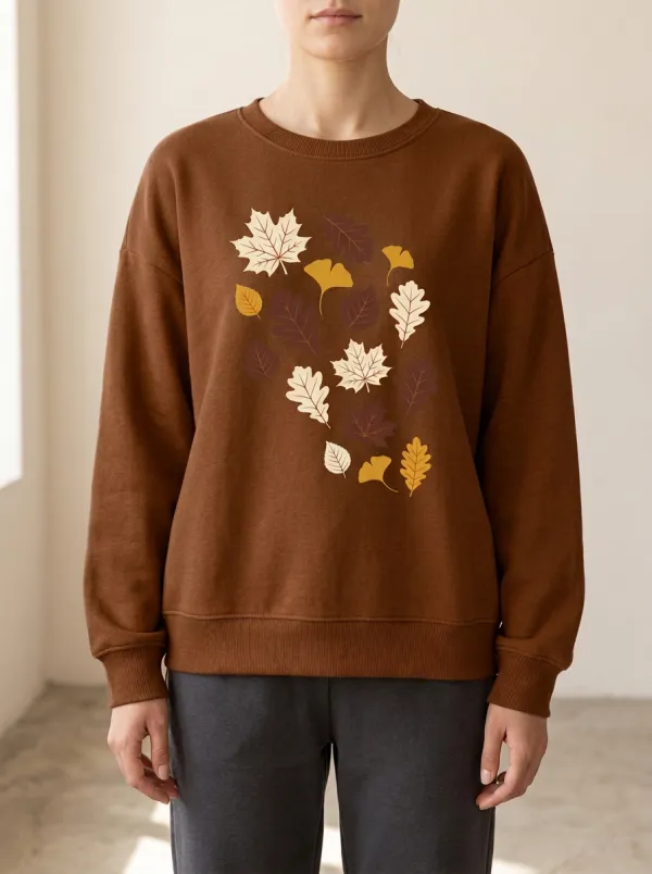 Easygoing Printed Graphic Sweatshirt