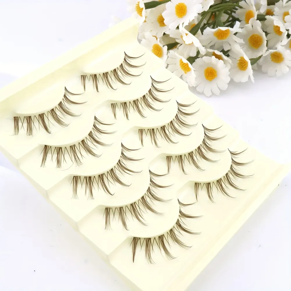 Light Brown False Eyelashes