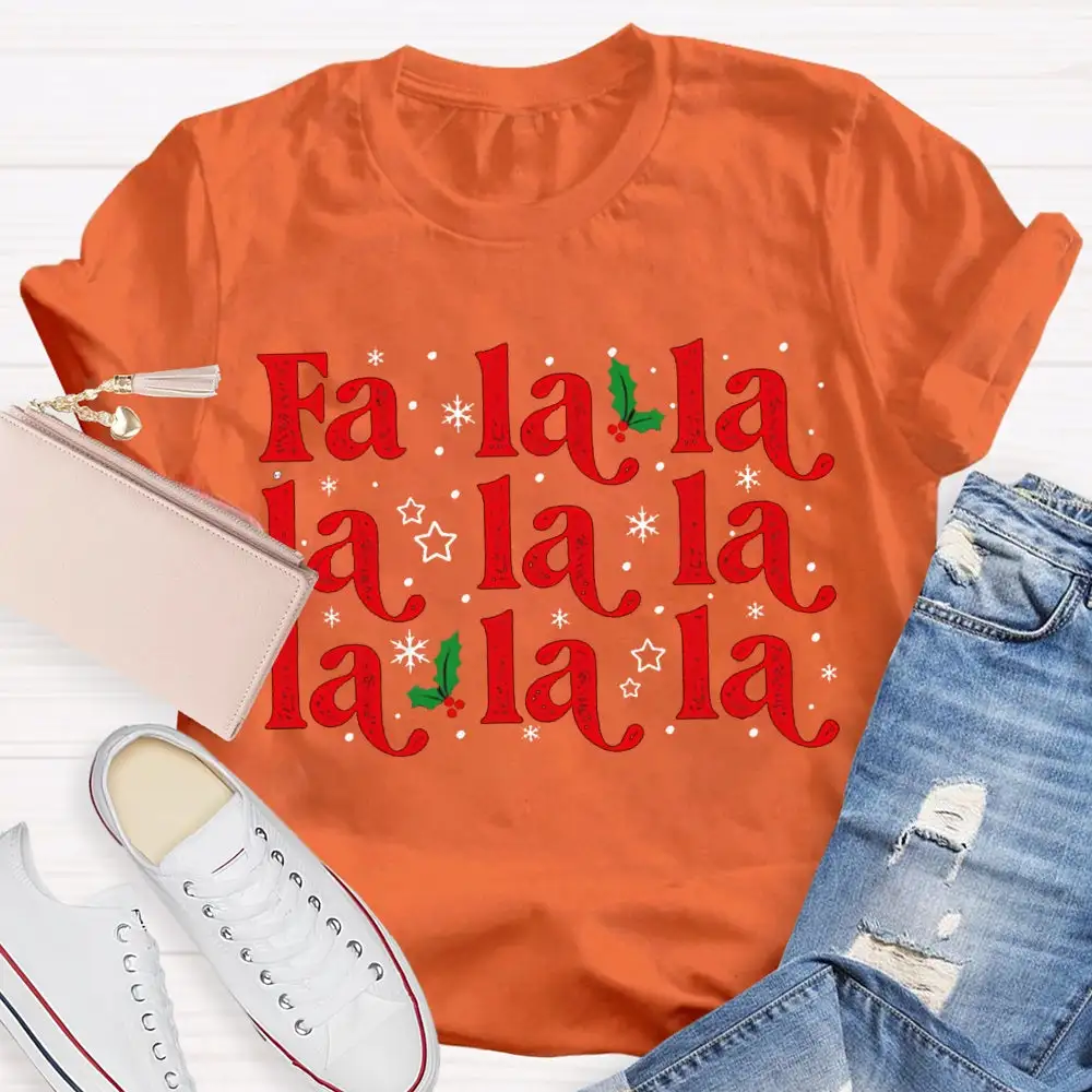 Musical Notes And Snowflakes Christmas Music T-Shirt
