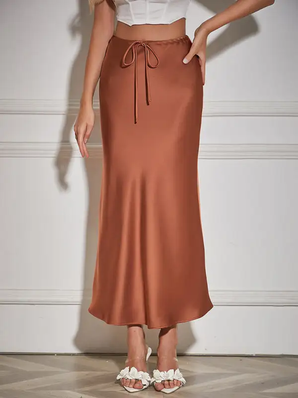 Fluid Airy Halter Skirt