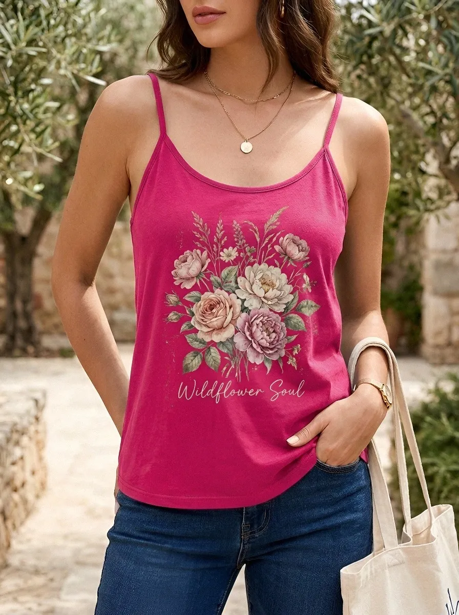 Wildflower Soul Floral Tank Top