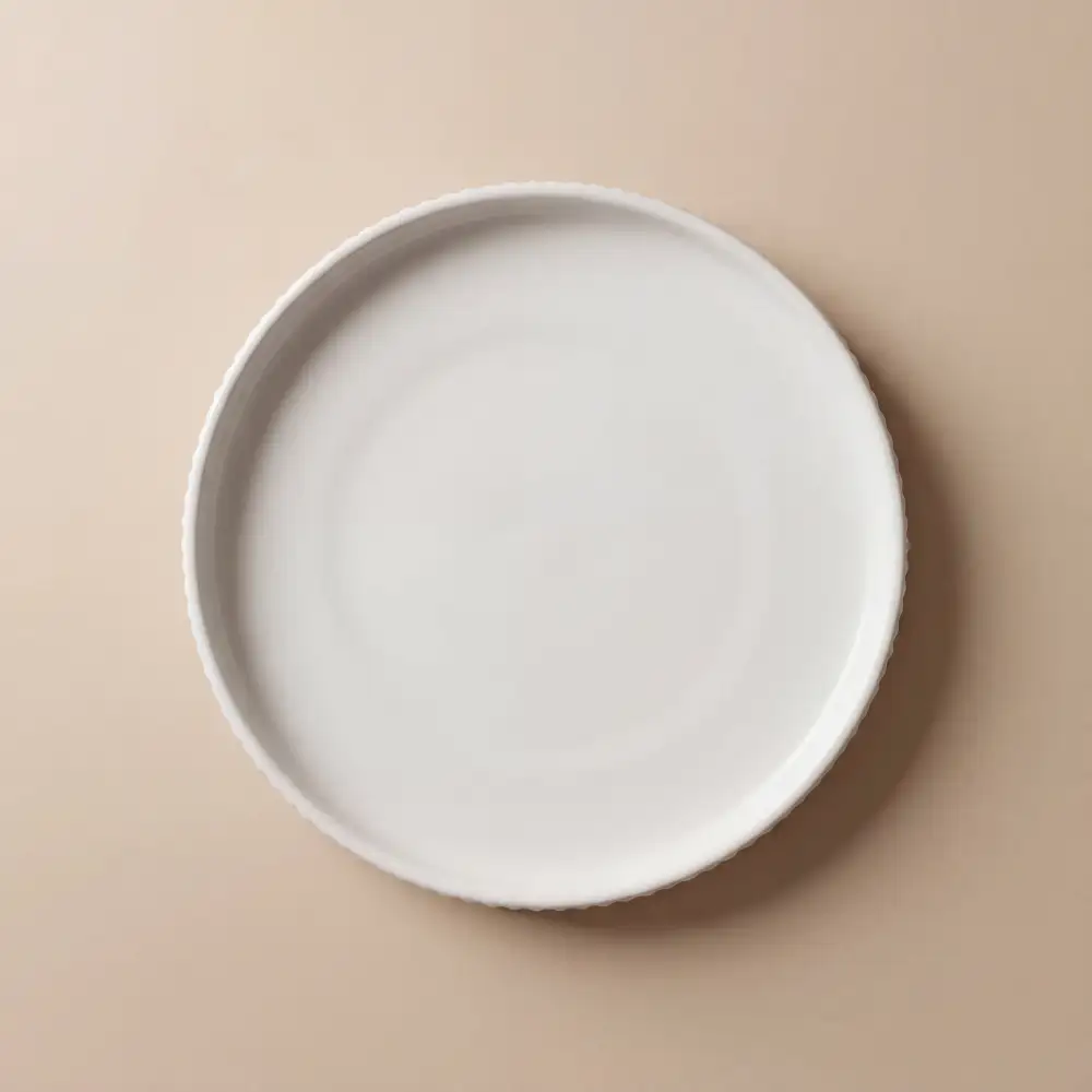 Modern Table Pebble Ceramic Dining Plate