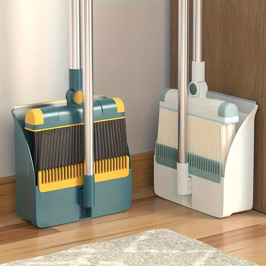 Standing Broom Dustpan Set