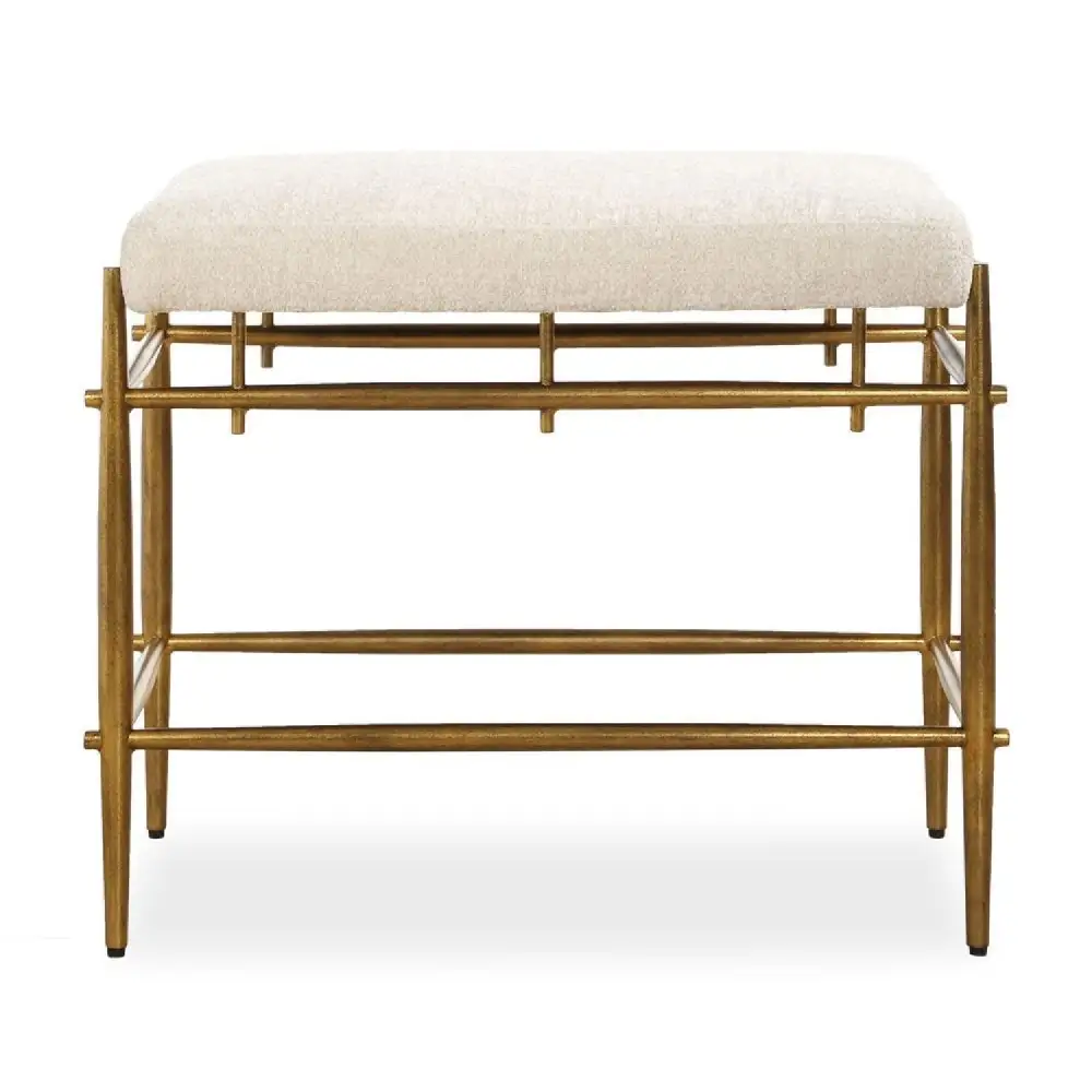 Chenille Accent Bench