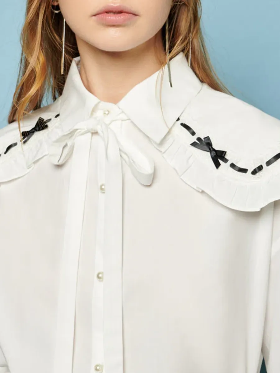 Bow Collar Shirt