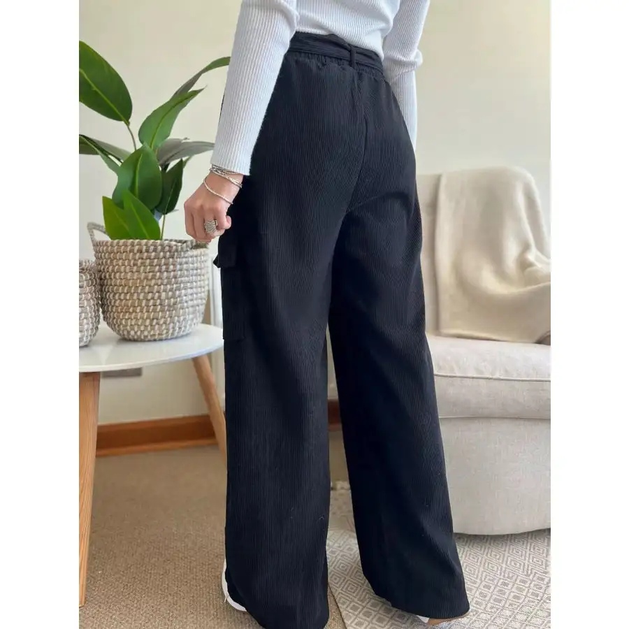 Flowy High Waisted Wide Leg Pants
