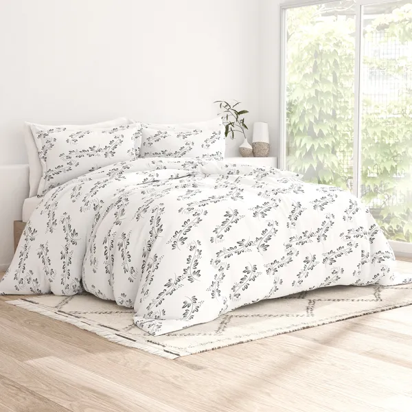 Simple Vine Pattern Duvet Cover Set