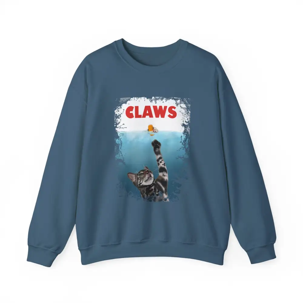 Playful Cat Claws Crewneck Sweatshirt